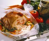 Kalbsbrust gefüllt mit grober Bratwurst