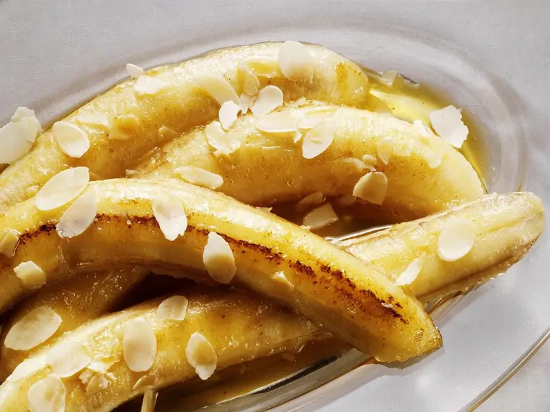 Heiße Honig-Bananen