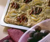 Birnen-Zwetschgen-Blechkuchen