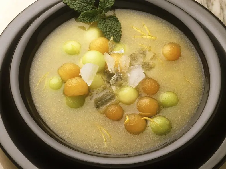 Kalte Melonensuppe