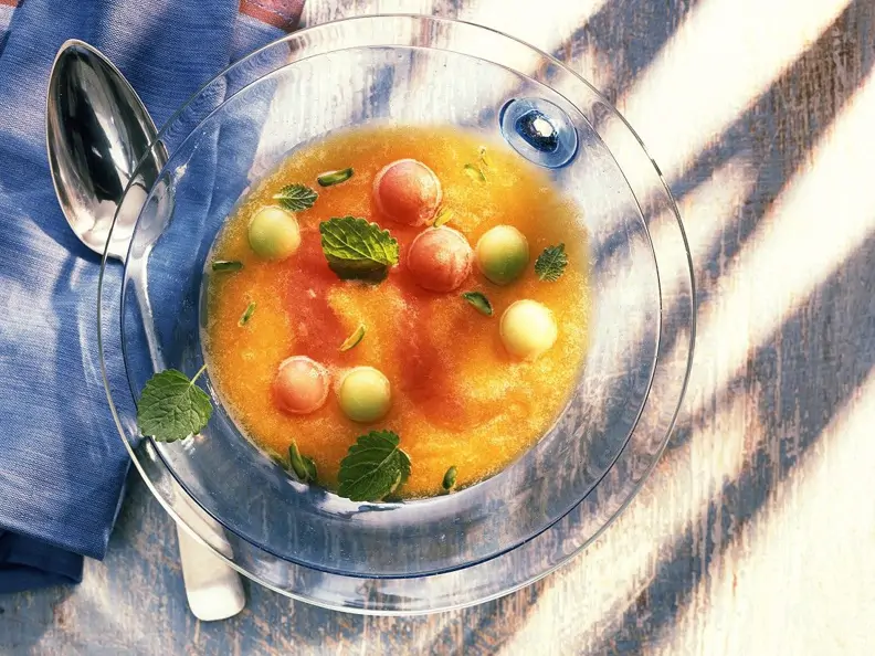 Kalte Melonensuppe