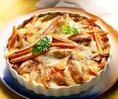 Gratin mit Hähnchen und Möhren