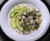 Matjes-Gurkensalat