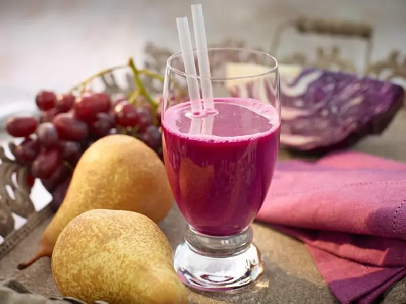 Weintrauben-Rotkohl-Smoothie