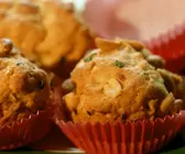 Pikante Erdnussmuffins