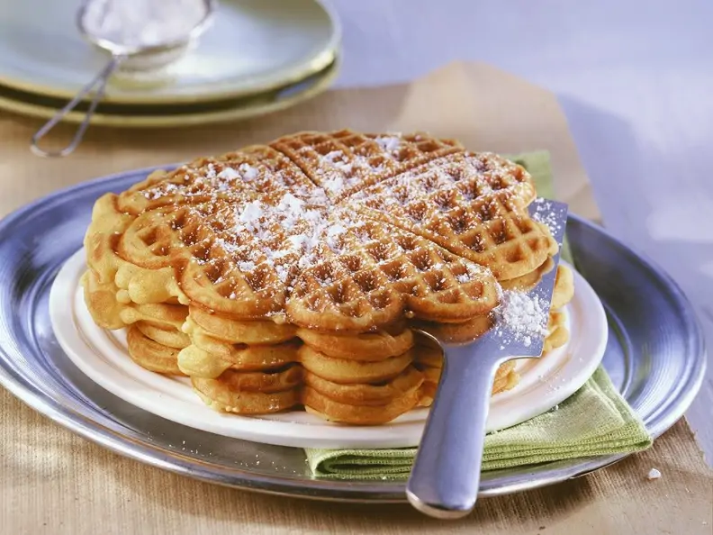 Kürbiswaffeln