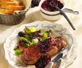 Rindersteak mit fruchtigem Chutney