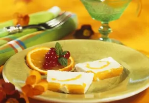 Orangenparfait