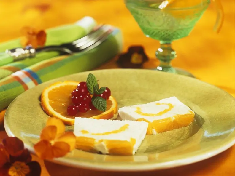 Orangenparfait