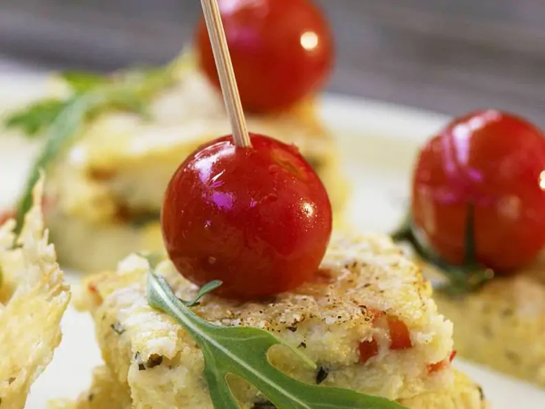 Tomaten-Polentaschnitten