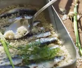 Gegrillte Salz-Sardinen