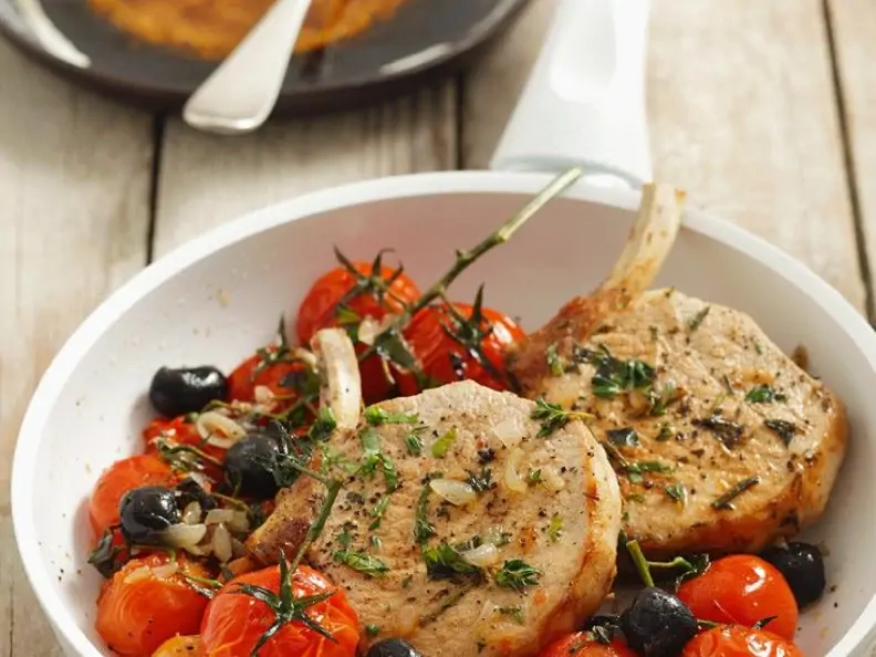 Koteletts mit Tomaten