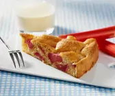 Kuchen mit Rhabarber