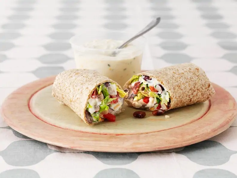 Vegetarische Vollkorn-Wraps