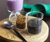 Beerensmoothie mit Chia Samen