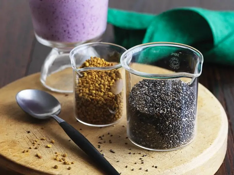 Beerensmoothie mit Chia Samen