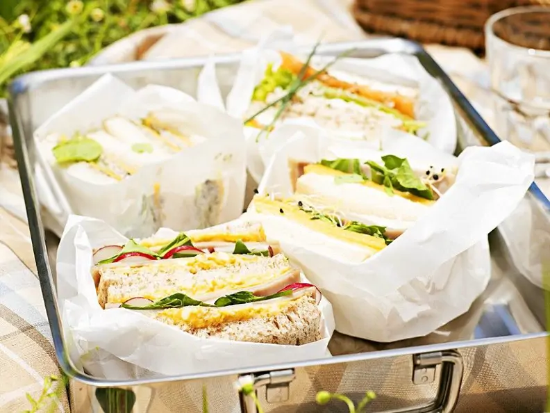 Verschiedene Sandwiches