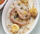 Schnitzel mit Kohlrabi