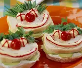 Lustige Sandwiches