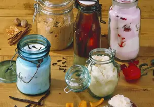 Zucker mit verschiedenem Aroma