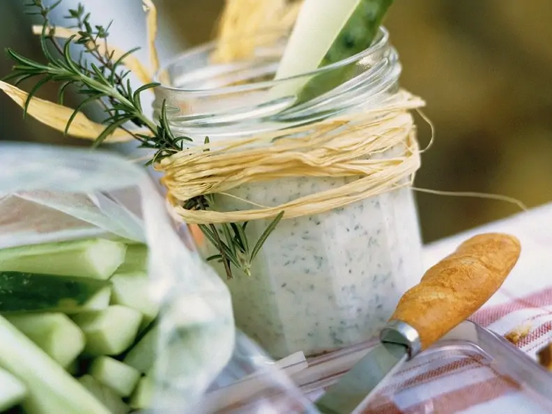 Gurkensticks mit Dip