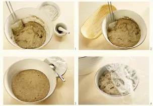 Herstellung eines Sauerteiges