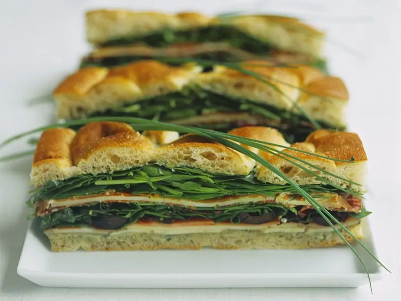 Gefülltes Focaccia