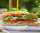 Schafskäse-Sandwich