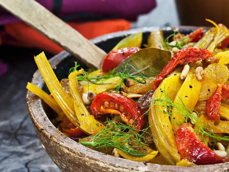 Fenchel-Tomatengemüse