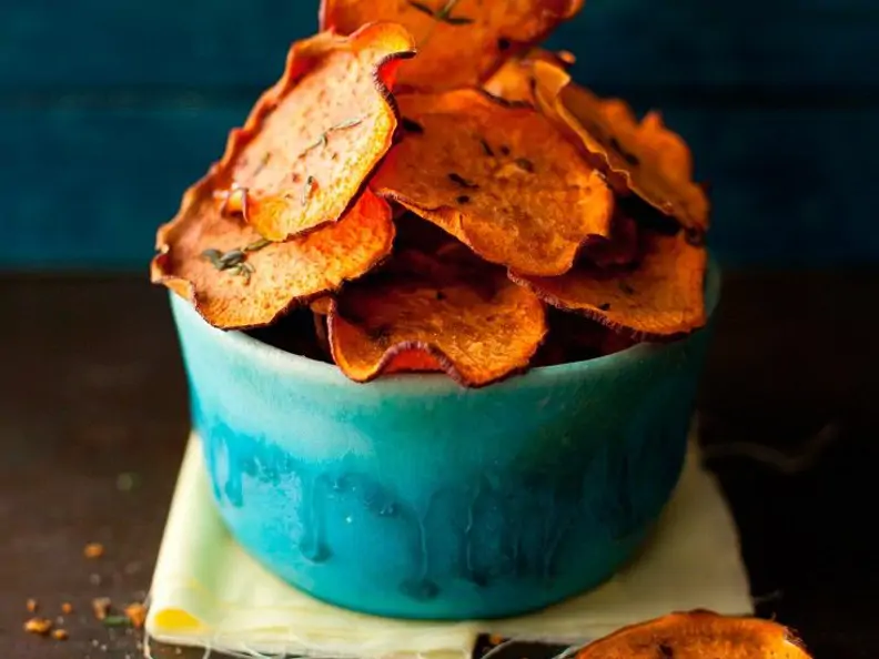 Chips aus Süßkartoffeln