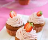 Schoko-Erdbeer-Cupcakes
