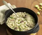 Bohnenrisotto mit Pilzen