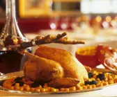 Bresse-Huhn mit Kartoffeln