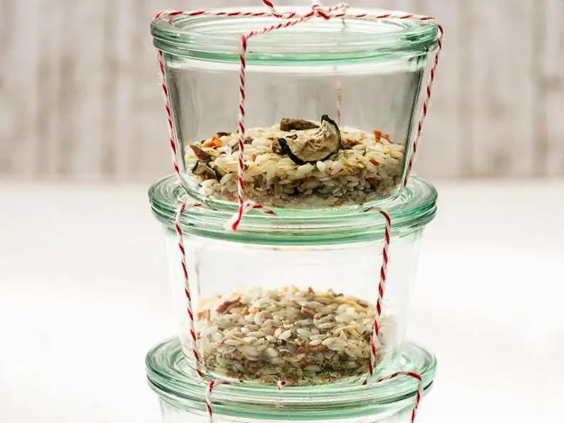 Einfaches Risotto im Glas