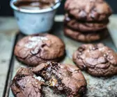 Nougat-Schoko-Cookies