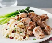 Hähnchenspieße mit Couscous