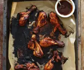 Pikant gebackene Drumsticks