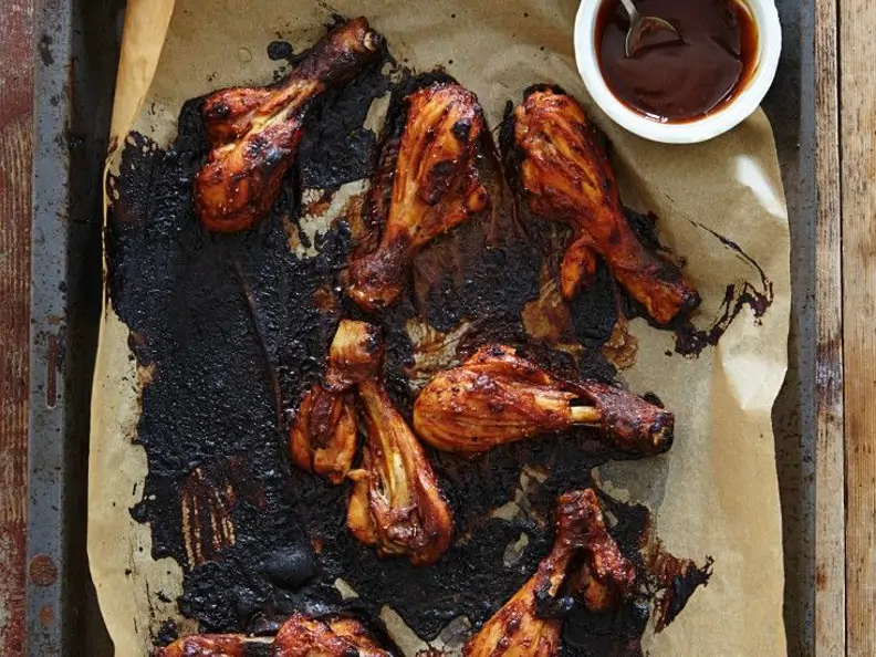 Pikant gebackene Drumsticks