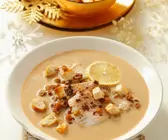 Süß-pikante Fischsuppe