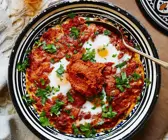 Afrikanische Tomaten-Ei-Pfanne