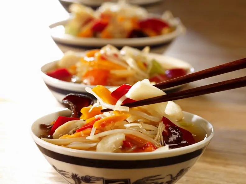 Misosuppe mit Gemüse
