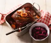 Rinderschmorbraten mit Blaukraut