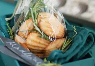 Kräuter-Madeleines