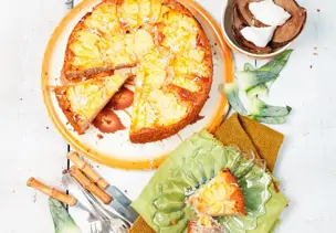 Ananaskuchen mit Kokos