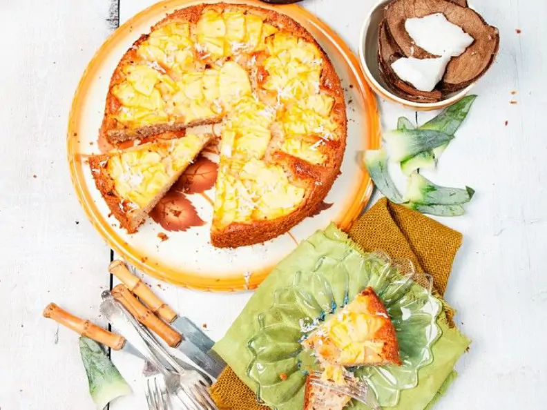 Ananaskuchen mit Kokos