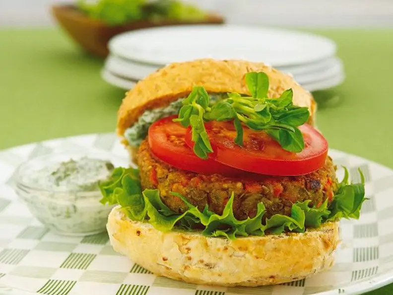 Linsen-Burger