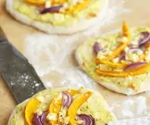 Kürbis-Flammkuchen