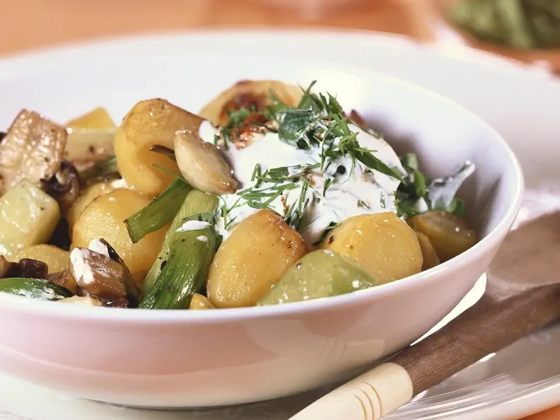 Pilz-Kartoffel-Eintopf