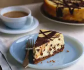 Schoko-Käsekuchen mit Keksboden