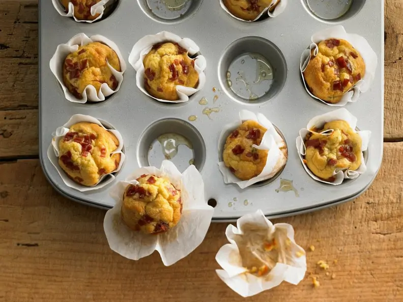 Kleine pikante Muffins